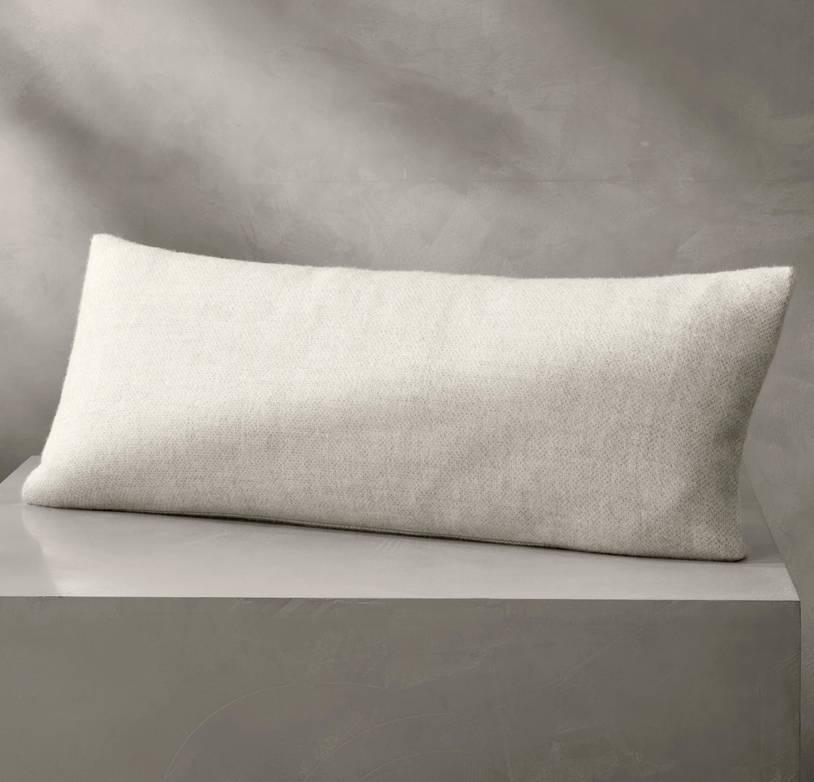 Boll & Branch Alpaca Pin Check Pillow Cover