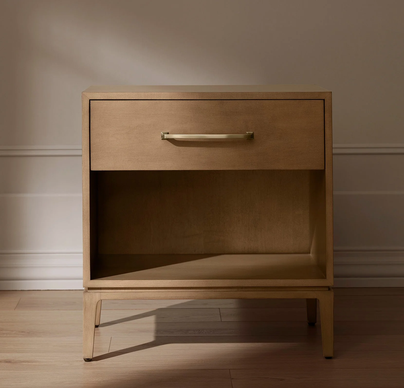 Boll & Branch Single Drawer Wood Nightstand