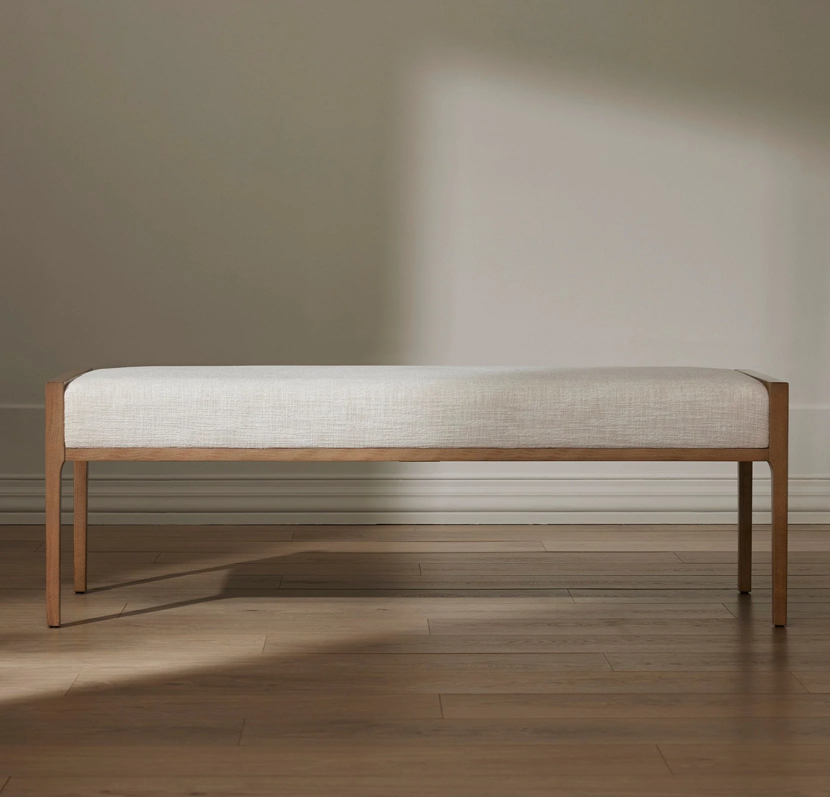 Boll & Branch Upholstered Bench