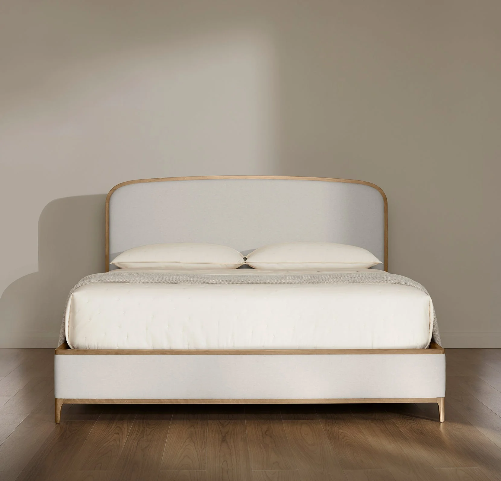 Boll & Branch Upholstered Curve Bed